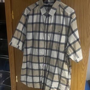 Men's Sean John Plaid Short Sleeve Shirt